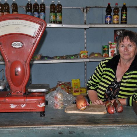 Светлана Фрикель работает в сельском магазине.