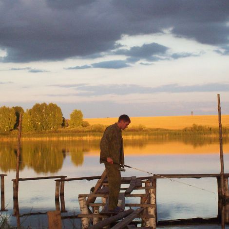 На озере в Новосибирской области. Автор Наталья Олейник.